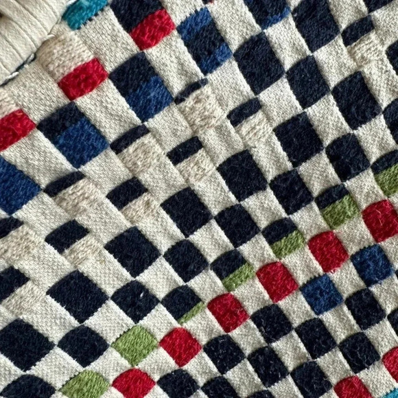 Francesca's  Multicolored Bamboo Tote🌴 - Picture 7 of 7